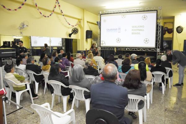 Futebol adaptado para a terceira idade é lançado no Núcleo do Idoso de Cajamar