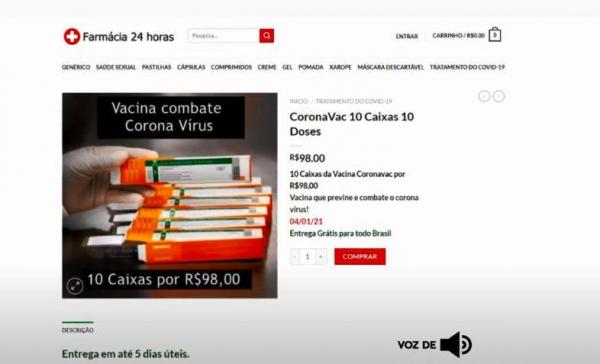 Procon-SP alerta sobre anúncios falsos de venda de vacina contra Covid-19