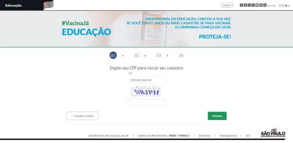 Governo de SP lança cadastro para vacinação de professores e funcionários de escolas 