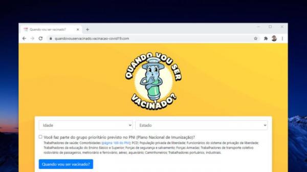 Site cria ferramenta que estima previsão de vacina; veja sua posição 