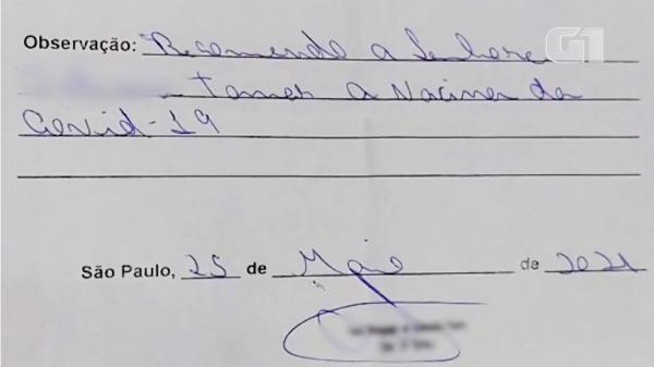 Falsos atestados médicos para vacinação Covid são vendidos no Centro de SP