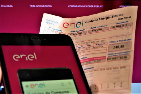 Enel: Reajuste de 10% na conta de luz começa a valer 