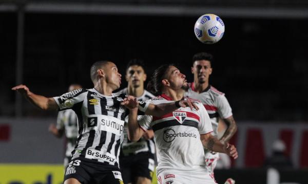 São Paulo e Santos empatam no Morumbi e seguem próximos do Z4