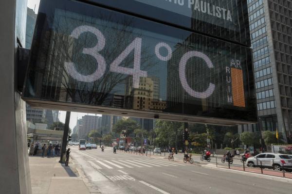 Cidade de SP tem temperatura mais alta do verão pelo 2º dia seguido