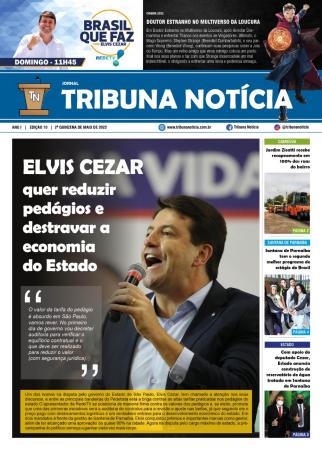 Já está disponível a edição impressa do Jornal Tribuna Notícia; acompanhe