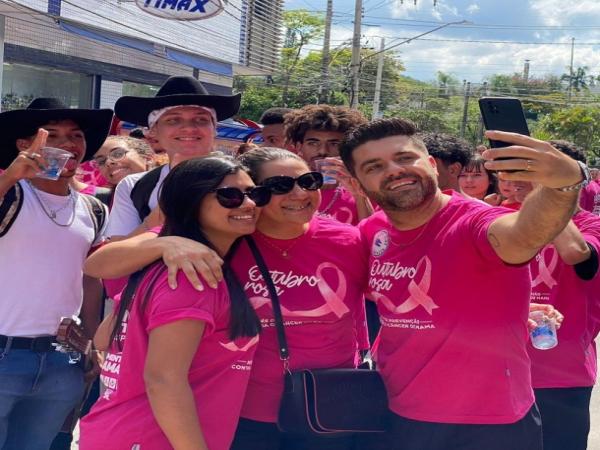 Danilo Joan promove Caminhada Outubro Rosa em Cajamar