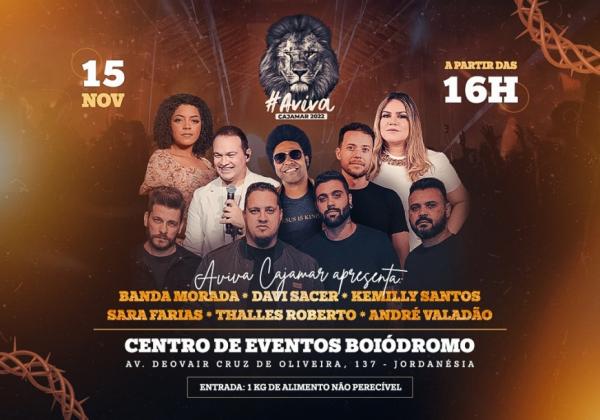 Aviva Cajamar vai reunir shows de grandes artistas da música gospel