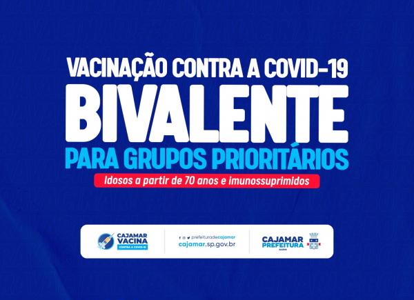 Vacinação contra covid-19 bivalente para grupos prioritários