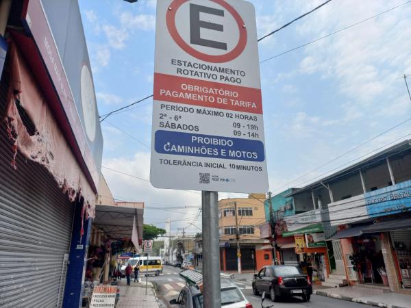 Zona Azul volta a vigorar no distrito de Jordanésia em Cajamar a partir desta segunda-feira (18)