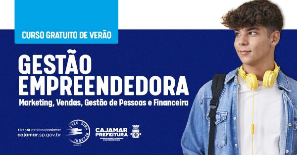 Prefeitura de Cajamar e Etec Gino Rezaghi promovem cursos gratuitos de verão 