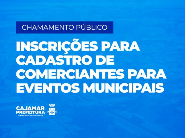 Cajamar inicia cadastro para comerciantes em eventos municipais 