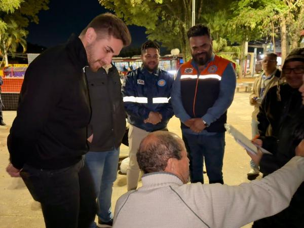 Prefeito Kauãn Berto participa de força-tarefa em Cajamar para acolher pessoas em situação de rua na noite mais fria do ano!