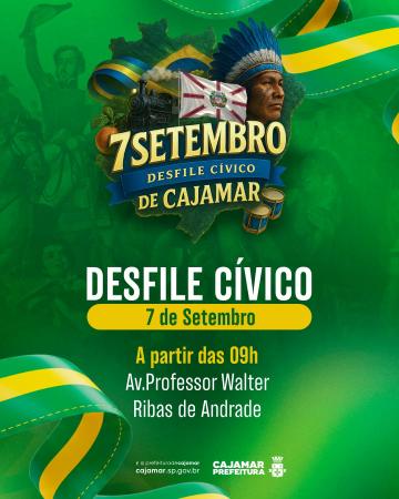 Evento reunirá instituições, estudantes e comunidade em uma manhã de civismo e celebração da Independência