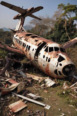 Avião soviético abandonado há 20 anos vira sucata no interior de SP