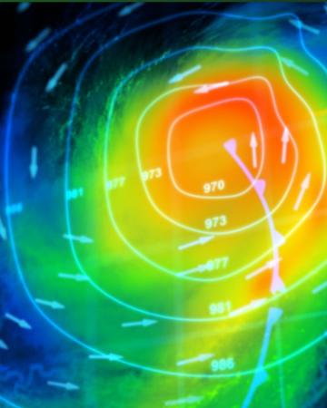 Ciclone avança sobre o Sul e pode provocar ventos acima de 100 km/h no Sul e Sudeste